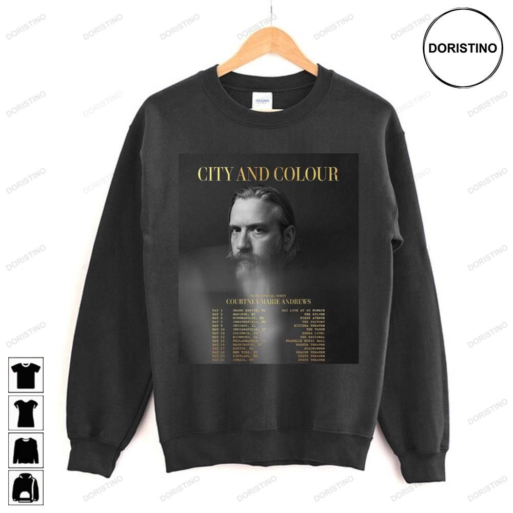 City And Colour With Courtney Marie Andrews Tour Awesome Shirts